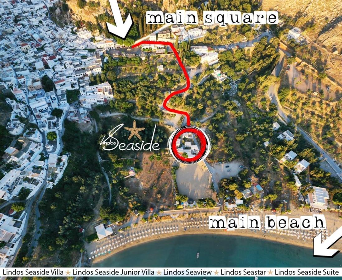 Lindos Seaside Suite Экстерьер фото